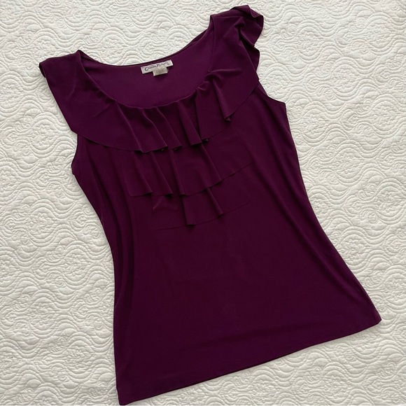 Claudia Richard Sleeveless Top Size Medium - Picture 5 of 12